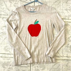 J Crew Apple sweater (s)